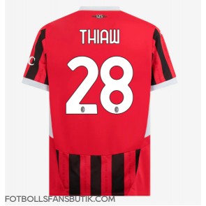 AC Milan Malick Thiaw #28 Replika Hemmatröja 2024-25 Kortärmad